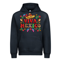 Navy viva mexico Urban Hoodie - LillyAllenDesigns