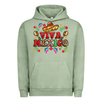 Pigment Oil Green viva mexico Urban Hoodie - LillyAllenDesigns