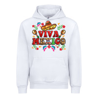 White viva mexico Urban Hoodie - LillyAllenDesigns