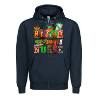 Navy nacho average nurse Zipper Hoodie - AdoDesignShop