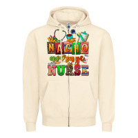 Sandshell nacho average nurse Zipper Hoodie - AdoDesignShop