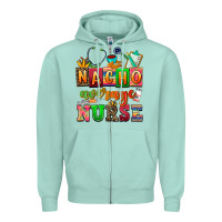 Nacho Average Nurse Zipper Hoodie | Teevron