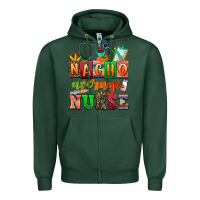 Sports Green nacho average nurse Zipper Hoodie - AdoDesignShop