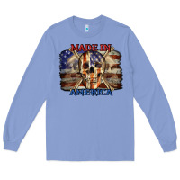 Colony Blue Made in America 4th of july Long Sleeve Tee - CowGirlArtShop