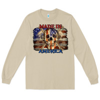 Mushroom Made in America 4th of july Long Sleeve Tee - CowGirlArtShop