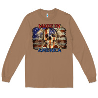 Toasted Coconut Made in America 4th of july Long Sleeve Tee - CowGirlArtShop