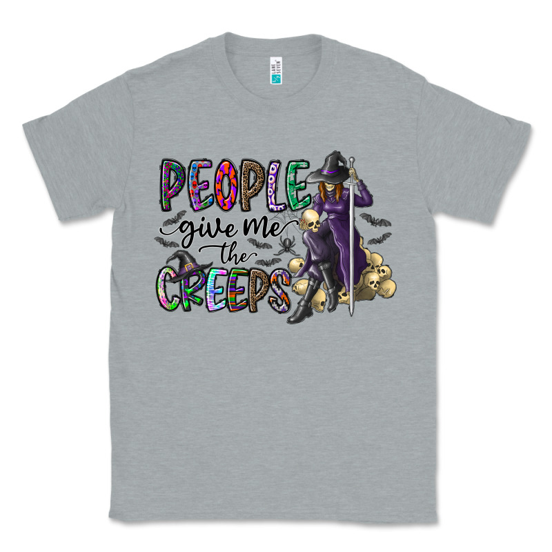 People Give Me The Creeps Classic Tee by CowhideDigitalArt | Teevron