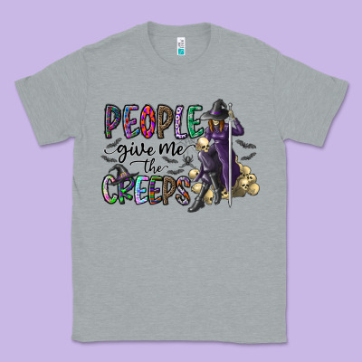 People Give Me The Creeps Classic Tee Designed By Cowhidedigitalart