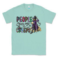 Seafoam people give me the creeps Classic Tee - CowhideDigitalArt