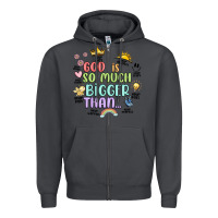 Smoke god is bigger Zipper Hoodie - JahusDesignShop