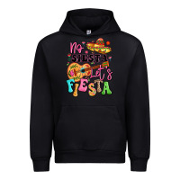 Black no siesta let's fiesta Urban Hoodie - LillyAllenDesigns