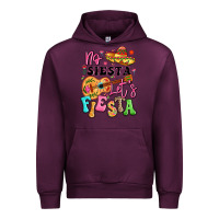 Mauve Wine no siesta let's fiesta Urban Hoodie - LillyAllenDesigns