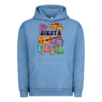 Pigment Pebble Blue no siesta let's fiesta Urban Hoodie - LillyAllenDesigns