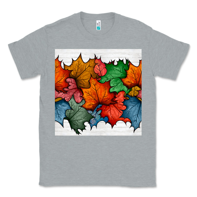 Autumn  Leaves Seamless Pattern Classic Tee by BundleAndBundleShop | Teevron