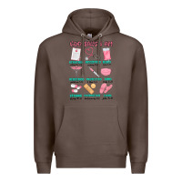 Coffee god says i am nurse Premium Hoodie - MaliasSmallBusiness