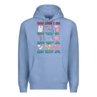 Colony Blue god says i am nurse Premium Hoodie - MaliasSmallBusiness