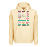 Pina Colada god says i am nurse Premium Hoodie - MaliasSmallBusiness