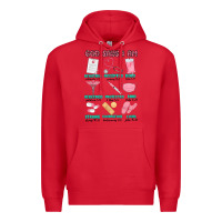Red god says i am nurse Premium Hoodie - MaliasSmallBusiness