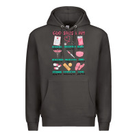 Smoke god says i am nurse Premium Hoodie - MaliasSmallBusiness