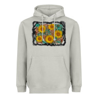 Moon Dust leather sunflower background Heavyweight Hoodie - AdoDesignShop