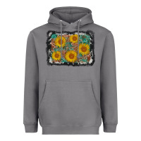 Storm leather sunflower background Heavyweight Hoodie - AdoDesignShop