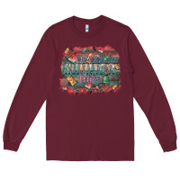 Burgundy sweet summer time Long Sleeve Tee - SublimationCraftShop