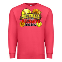 Cardinal Softball Is My Favorite Season Premium Sweatshirt - LillyAllenDesigns