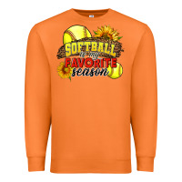 Carrot Softball Is My Favorite Season Premium Sweatshirt - LillyAllenDesigns