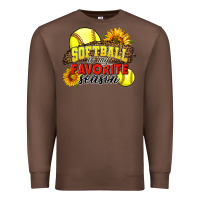 Chestnut Softball Is My Favorite Season Premium Sweatshirt - LillyAllenDesigns