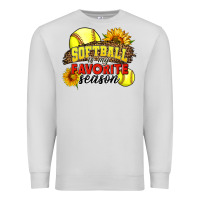 Dove Grey Softball Is My Favorite Season Premium Sweatshirt - LillyAllenDesigns