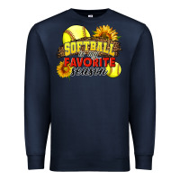 Navy Softball Is My Favorite Season Premium Sweatshirt - LillyAllenDesigns