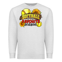 Oatmeal Heather Softball Is My Favorite Season Premium Sweatshirt - LillyAllenDesigns