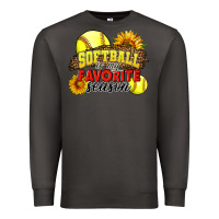 Smoke Softball Is My Favorite Season Premium Sweatshirt - LillyAllenDesigns
