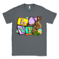 Charcoal Heather Love Easter Day Classic Tee - CowGirlArtShop