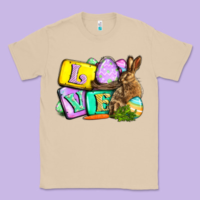 Love Easter Day Classic Tee Designed By Cowgirlartshop