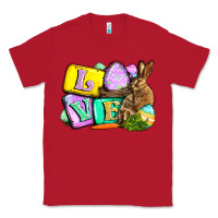 Red Love Easter Day Classic Tee - CowGirlArtShop