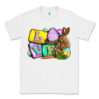 White Love Easter Day Classic Tee - CowGirlArtShop