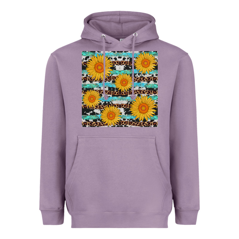 Sunflower Western Seamless Heavyweight Hoodie by AdoDesignShop | Teevron
