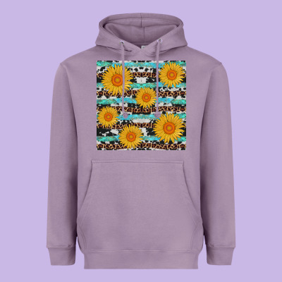 Sunflower Western Seamless Heavyweight Hoodie Designed By Adodesignshop