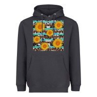 Smoke sunflower western seamless Heavyweight Hoodie - AdoDesignShop