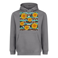 Storm sunflower western seamless Heavyweight Hoodie - AdoDesignShop