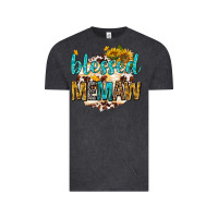 Vintage Black blessed memaw with sunflowers Vintage Tee - texasbilliewilder