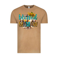 Vintage Camel blessed memaw with sunflowers Vintage Tee - texasbilliewilder