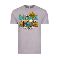 Vintage Zinc blessed memaw with sunflowers Vintage Tee - texasbilliewilder