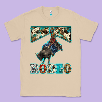 Western Rodeo Bullfighter Classic Tee Designed By Barkaloodesign