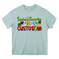 Arona Santa's Favorite Custodian Heavy Core Tee - LillyAllenDesigns