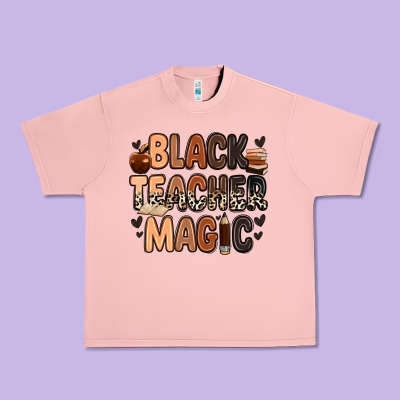 Urban Heavy Tee black teacher magic