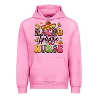 Fuchsia Pink nacho average nurse Urban Hoodie - LillyAllenDesigns