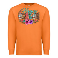 Carrot happy easter western floral serape leopard Premium Sweatshirt - Jasminsmagicworld