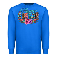 True Royal happy easter western floral serape leopard Premium Sweatshirt - Jasminsmagicworld